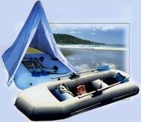 Двухместная надувная резиновая лодка Омега-21, УЗЭМИК, Уфа