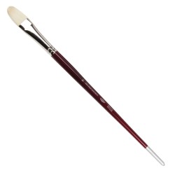 Кисть художественная KOH-I-NOOR щетина, плоская, овальная, №10, длинная ручка 9936010013BL