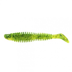 Виброхвост Yaman PRO Arris Shad, р.4 inch, цвет #10 - Green pepper (уп. 4 шт.) YP-AS4-10