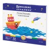 Пластилин классический Brauberg 12 цветов 240 г со стеком 103256