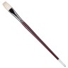 Кисть художественная KOH-I-NOOR щетина, плоская, №10, длинная ручка 9936010014BL