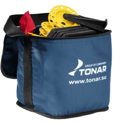 Набор жерлиц на подставке ЖЗ-03 (d-210мм.катушка d-85мм) (10шт) ТОНАР