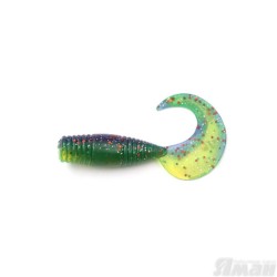 Твистер Yaman Spry Tail, 2" цвет 15 - Violet Lime, 10 шт Y-ST2-15