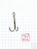Крючок Koi Weedless Double Hook № 4 , BN, двойник незацепляйка (5 шт.) KH2325-4BN
