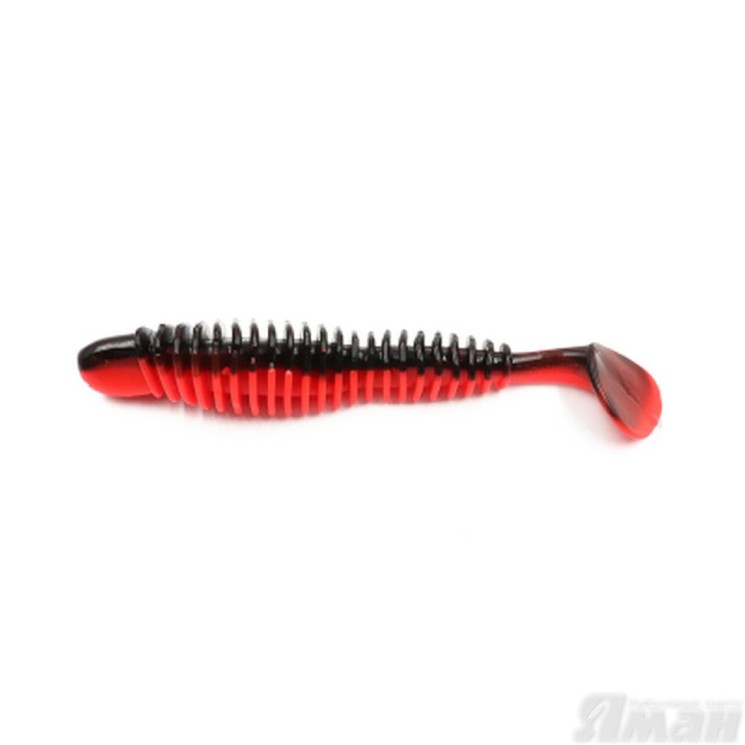 Виброхвост Yaman Arris Shad, 5,5", цвет 33 - Black Red Flake Y-AS55-33