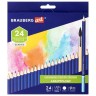 Карандаши акварельные художественные Brauberg Art Classic 24 цвета 3,3 мм 181530