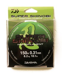 Леска Daiwa Super Shinobi 150м 0,31мм (8,2кг) светло-зеленая