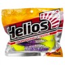 Виброхвост Helios Chubby 3,55"/9 см, цвет Silver Sparkles & Fio LT 5 шт HS-4-037