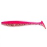 Виброхвост Helios Shaggy 5,12"/13 см, цвет Silver Sparkles & Pink 5 шт HS-18-035