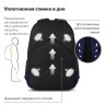 Рюкзак Brauberg DYNAMIC универсальный, эргономичный, синий, 43х30х13 см, 270803