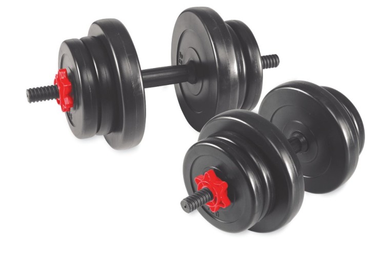 Гантели 10кг*2шт сборные Lite Weights 2327LW