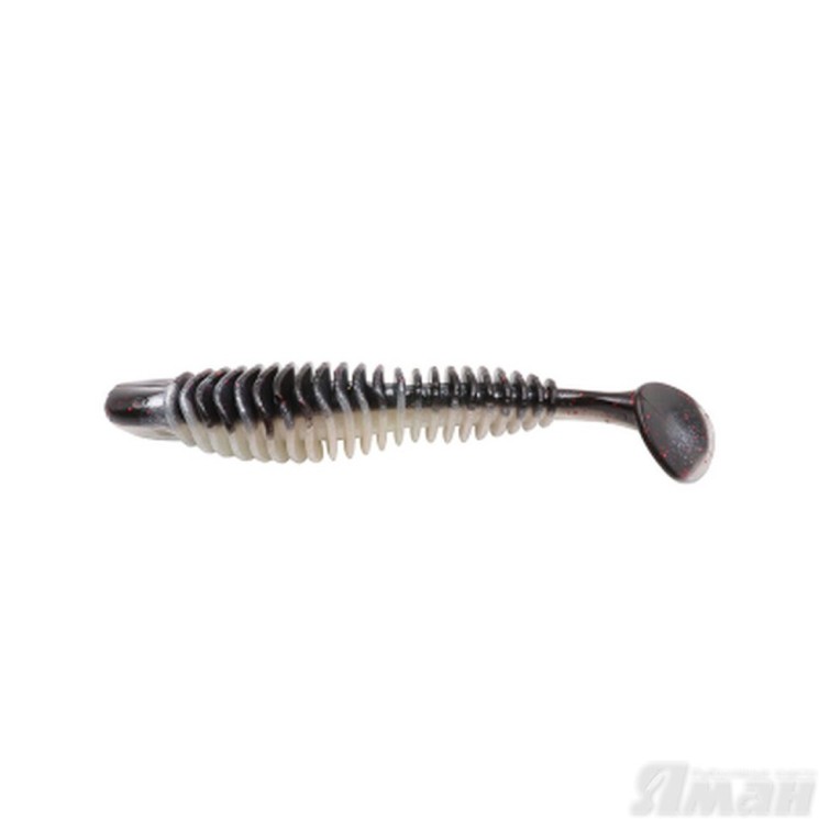 Виброхвост Yaman Arris Shad, 5,5", цвет 34 - Black Red Flake Y-AS55-34