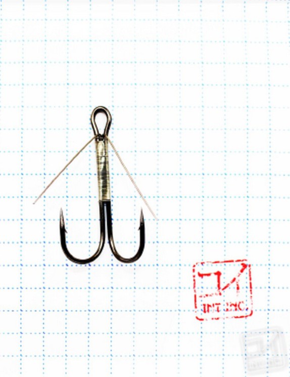 Крючок Koi Weedless Double Hook № 8 , BN, двойник незацепляйка (5 шт.) KH2325-8BN
