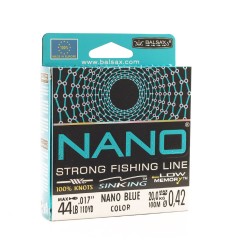 Леска Balsax Nano Blue Box 100м 0,42 (20,0кг)