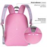Рюкзак Пифагор School, 1 отделение, 3 кармана, Adorable bunny, 38x28х14 см, 270654
