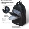 Рюкзак Brauberg Urban 2 отделения, Freedom, черный, 46х32х19 см, 270756