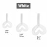 Твистер Helios Credo Double Tail 2,95"/7,5 см, цвет White 7 шт HS-12-001