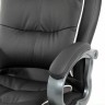 Кресло руководителя Brabix Premium Strong HD-009 до 200 кг, экокожа/ткань, черное 531945