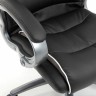 Кресло руководителя Brabix Premium Strong HD-009 до 200 кг, экокожа/ткань, черное 531945