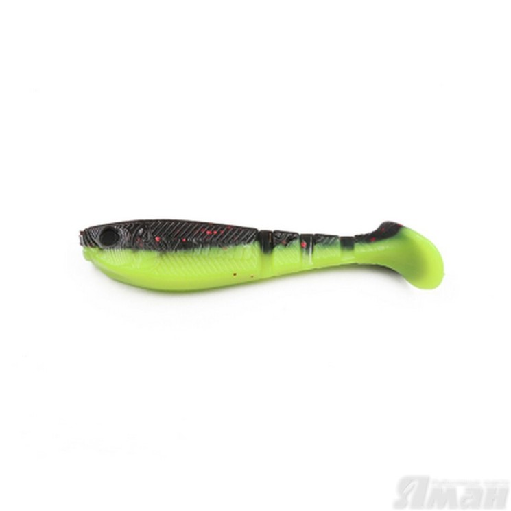 Виброхвост Yaman Light-Flake, 3", цвет 32 - Black Red Flake Y-LF3-32