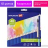 Карандаши акварельные художественные Brauberg Art Classic 48 цветов 3,3 мм 181532