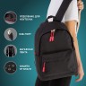 Рюкзак Brauberg URBAN универсальный, USB-порт, "Energy", черный, 44х31х14 см, 270805