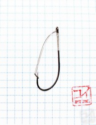 Крючок Koi Weedless Single Hook № 1/0 , BN, незацепляйка (10 шт.) KH5241-1/0BN