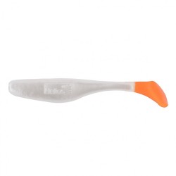 Виброхвост Helios Vigor 3,75"/9.5 см, цвет Pearl & Orange 7 шт HS-6-019