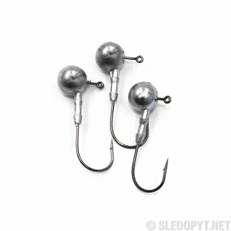 Джиг-головка Шар 20 гр кр Aberdeen 32755 Ni #3/0 10 шт MB-ДЖ3/0-20