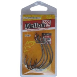 Крючок офсетный B-93 цвет BC (5шт) Helios