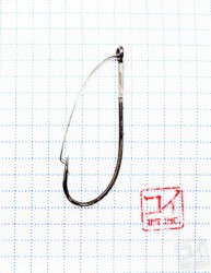 Крючок Koi Weedless Single Hook № 3/0 , BN, незацепляйка (10 шт.) KH5241-3/0BN