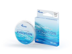 Леска Allvega Evolution (50м) 0,25мм (8,55кг) прозрачная