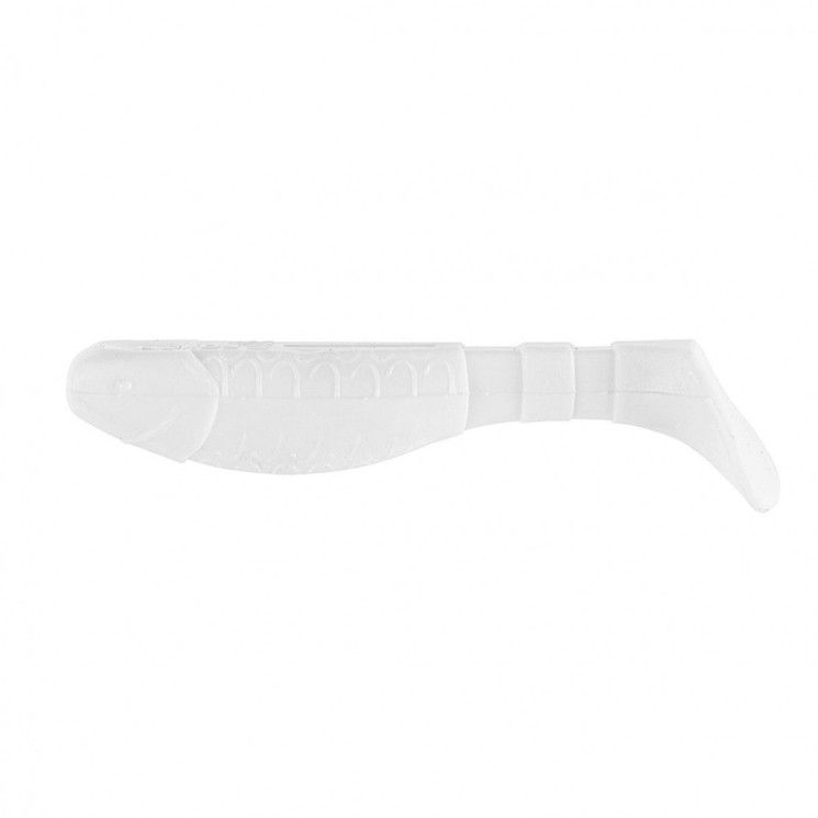 Виброхвост Helios Chubby 3,55"/9 см, цвет White 5 шт HS-4-001