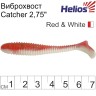 Виброхвост Helios Catcher Red & White