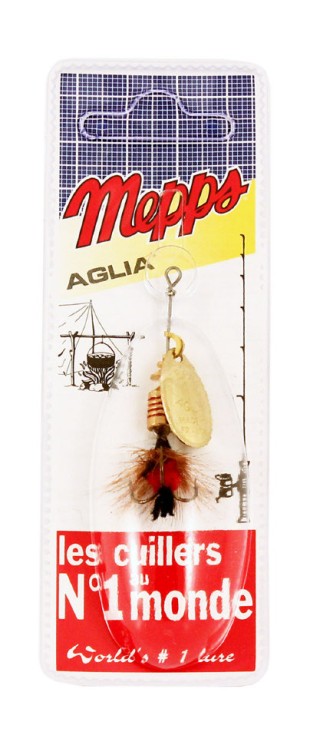 Блесна Mepps Aglia Or Mouch. Rouge №1 3,6г (CAMO1RG11)