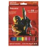 Карандаши цветные Brauberg Star Patrol 18 цветов 180547