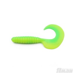 Твистер Yaman Spiral, 5", цвет 30 - Lime Chartreuse, 5 шт Y-S5-30