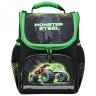 Ранец Пифагор Basic, Monster steel, 35х28х18 см, 270686