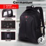 Рюкзак GERMANIUM UPGRADE универс., 2 отделения, USB-порт, "UP-1", черный, 47х31х18 см, 271665