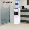 Кулер для воды Sonnen FSC-02S, напольный, нагрев/охлаждение компрессорное, 2 крана, серый, 455415