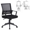 Кресло офисное Brabix Balance MG-320 сетка/ткань, черное 531831