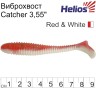 Виброхвост Helios Catcher Red & White