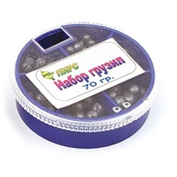 Набор грузов 6 видов, общий вес 70 г ПИРС