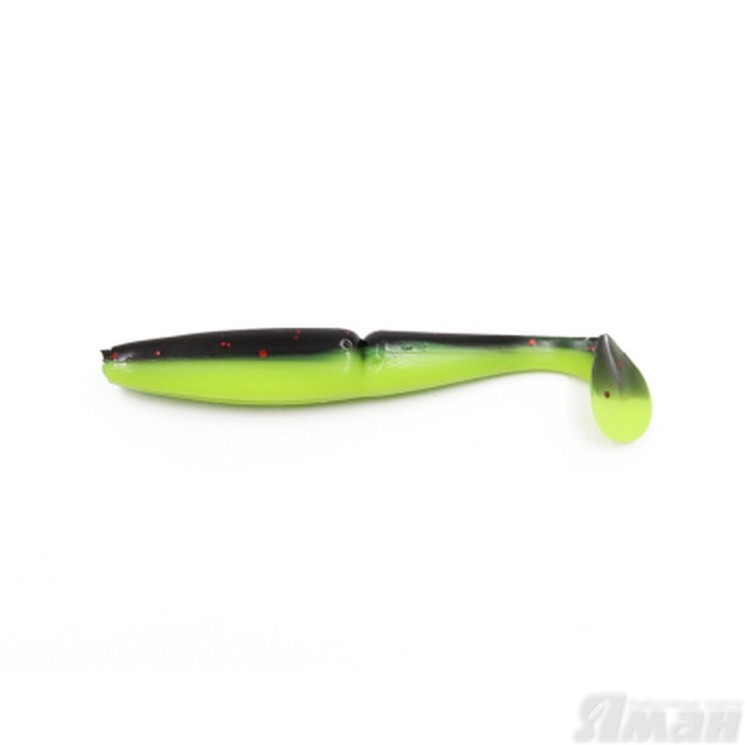 Виброхвост Yaman Mamura, 5", цвет 32 - Black Red Flake Y-M5-32