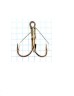 Крючок Koi Weedless Treble Hook № 1/0 , BN, тройник незацепляйка (5 шт.) KH2335-1/0BN