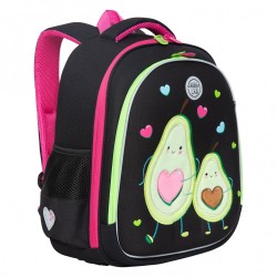Ранец Grizzly анатомический, AVOCADO LOVE, 36х28х20 см, RAz-286-11/1