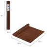 Бумага гофрированная Brauberg Fiore 180 г/м2 коричневая (568) 50х250 см 112630