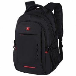 Рюкзак GERMANIUM UPGRADE универс., 3 отделения, USB-порт, "UP-2", черный, 47х33х21 см, 271666