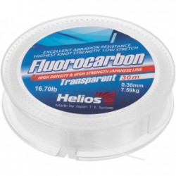 Леска флюорокарбон Helios Fluorocarbon 0,30мм 30м Transparent HS-FCT 30/30