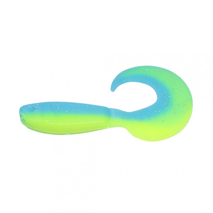 Твистер Yaman PRO Mermaid Tail, р.3 inch, цвет #18 - Ice Chartreuse (уп. 10 шт.) YP-MT3-18